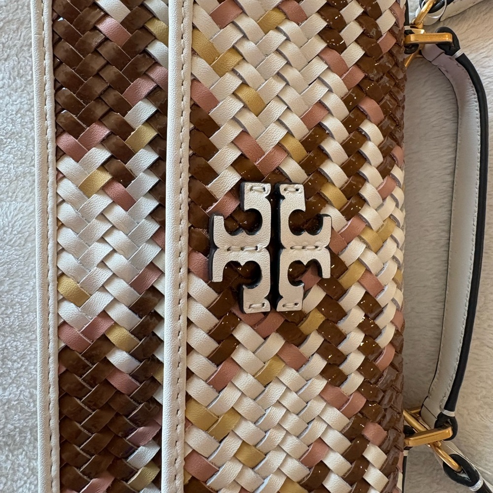 Tory Burch Multicolor Woven Crossbody Bag - Picture 3 of 15